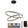Lámpara de araña LED regulable LED/100W/230V 3000-6500K diá. 80 cm + control remoto
