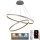 Lámpara de araña LED regulable LED/100W/230V 3000-6500K diá. 80 cm + control remoto