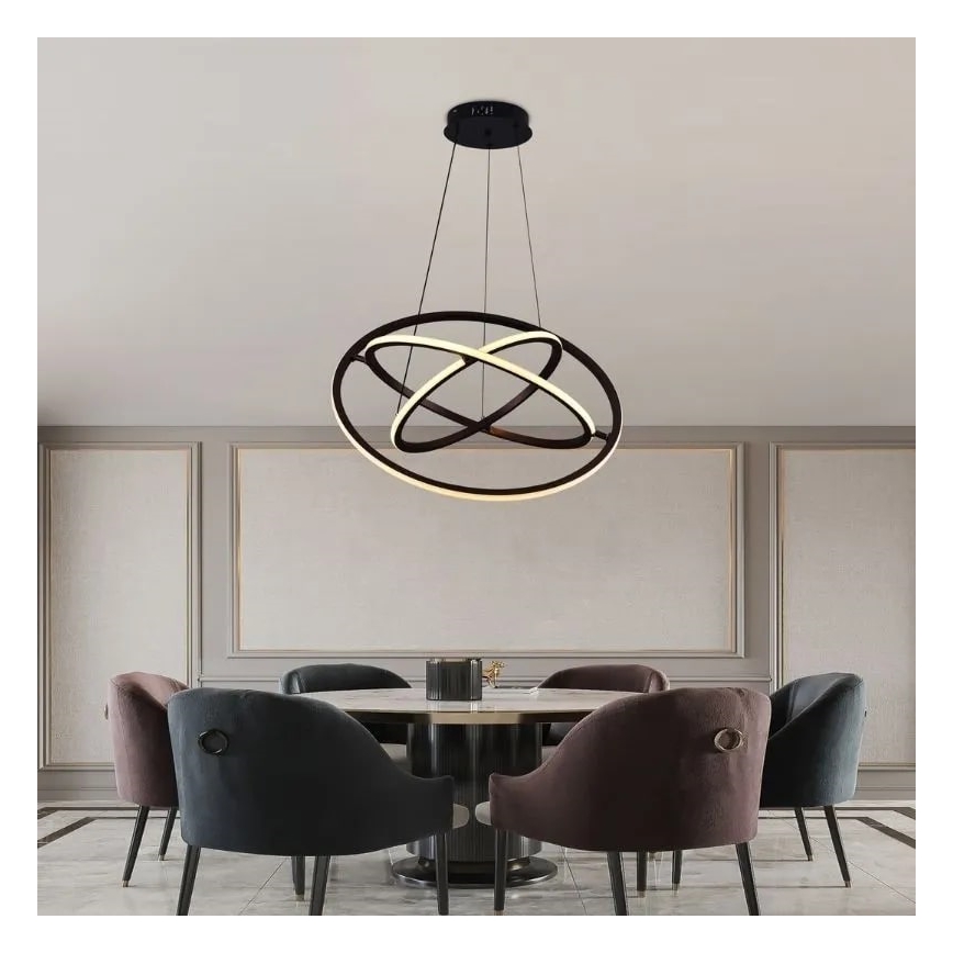 Lámpara de araña LED regulable LED/105W/230V 3000-6500K diá. 60 cm + control remoto