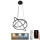Lámpara de araña LED regulable LED/105W/230V 3000-6500K diá. 60 cm + control remoto