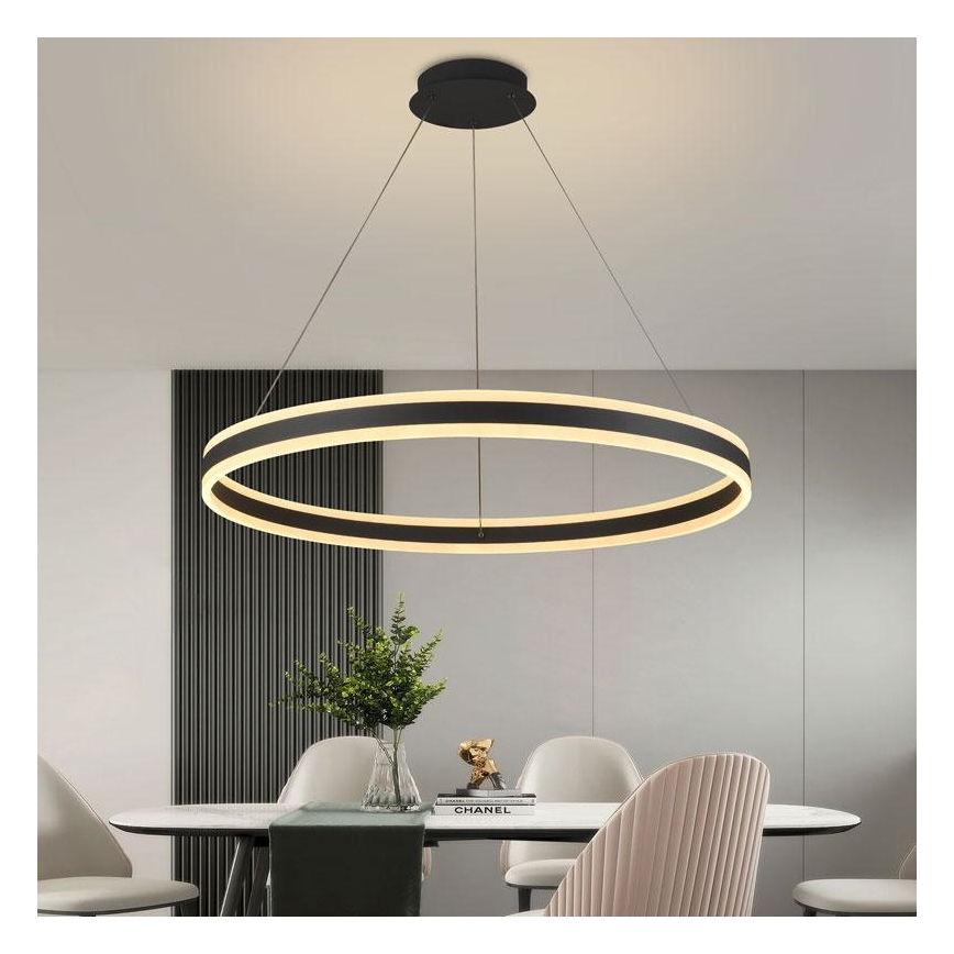 Lámpara de araña LED regulable LED/110W/230V 3000-6500K diá. 80 cm + control remoto