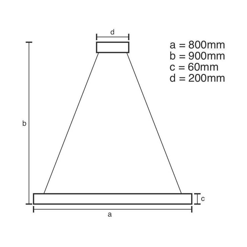 Lámpara de araña LED regulable LED/110W/230V 3000-6500K diá. 80 cm + control remoto