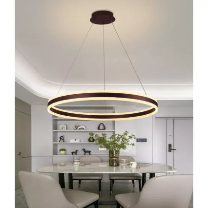 Lámpara de araña LED regulable LED/110W/230V 3000-6500K diá. 80 cm + control remoto
