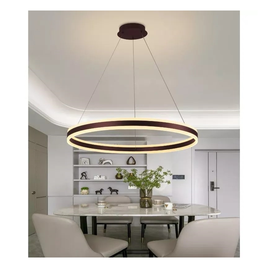 Lámpara de araña LED regulable LED/110W/230V 3000-6500K diá. 80 cm + control remoto