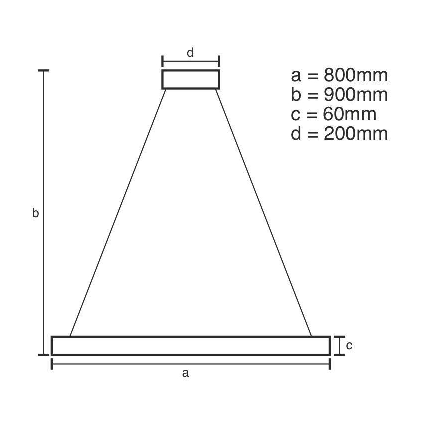 Lámpara de araña LED regulable LED/110W/230V 3000-6500K diá. 80 cm + control remoto