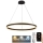 Lámpara de araña LED regulable LED/110W/230V 3000-6500K diá. 80 cm + control remoto