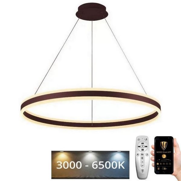 Lámpara de araña LED regulable LED/110W/230V 3000-6500K diá. 80 cm + control remoto