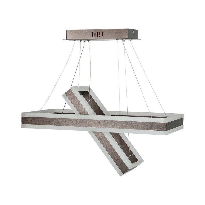 Lámpara de araña LED regulable LED/113W/230V 3000K marrón