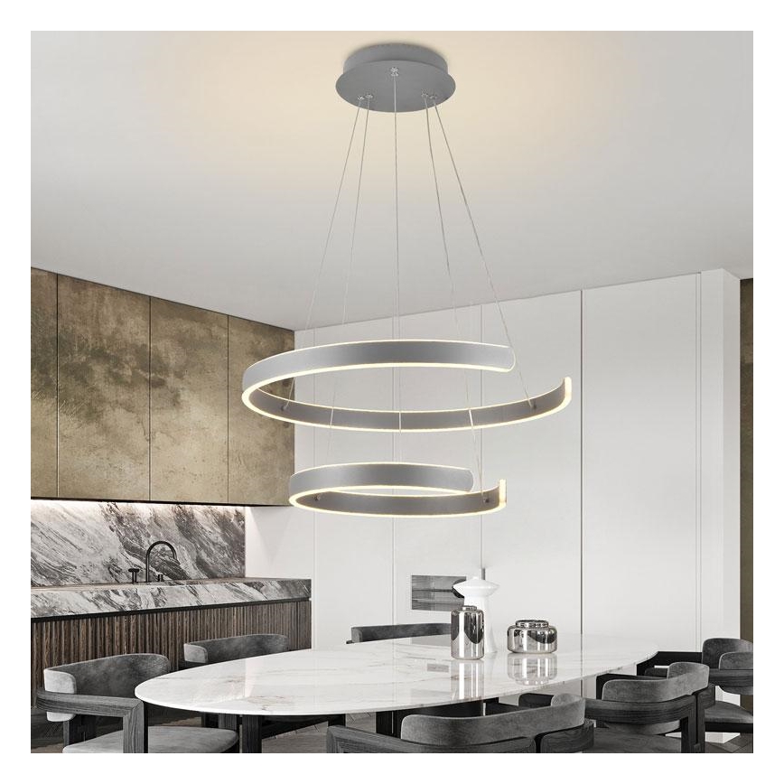 Lámpara de araña LED regulable LED/120W/230V 3000-6500K diá. 60 cm + control remoto