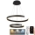 Lámpara de araña LED regulable LED/120W/230V 3000-6500K diá. 60 cm + control remoto
