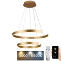 Lámpara de araña LED regulable LED/120W/230V 3000-6500K diá. 60 cm + control remoto