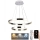 Lámpara de araña LED regulable LED/120W/230V 3000-6500K diá. 60 cm + control remoto