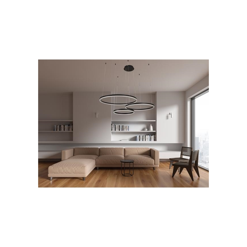 Lámpara de araña LED regulable LED/125W/230V 3000-6500K diá. 80 cm + control remoto