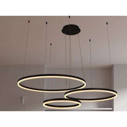Lámpara de araña LED regulable LED/125W/230V 3000-6500K diá. 80 cm + control remoto