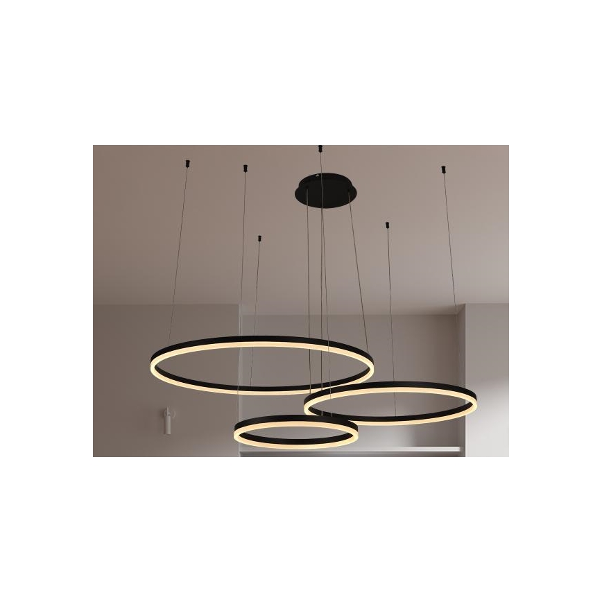 Lámpara de araña LED regulable LED/125W/230V 3000-6500K diá. 80 cm + control remoto