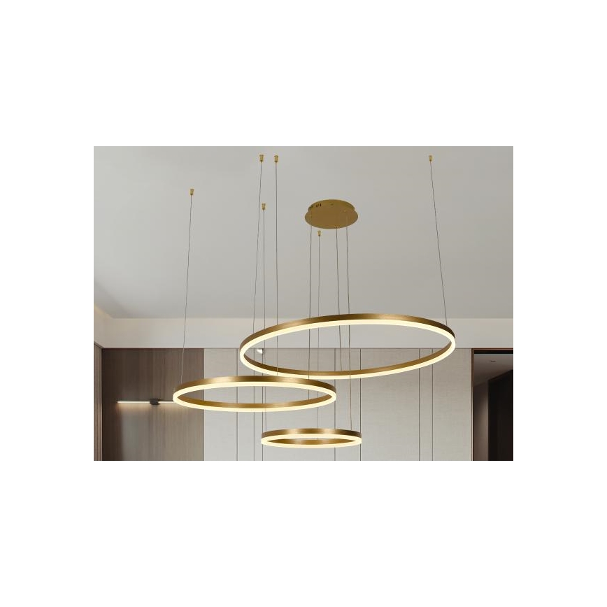 Lámpara de araña LED regulable LED/125W/230V 3000-6500K diá. 80 cm + control remoto