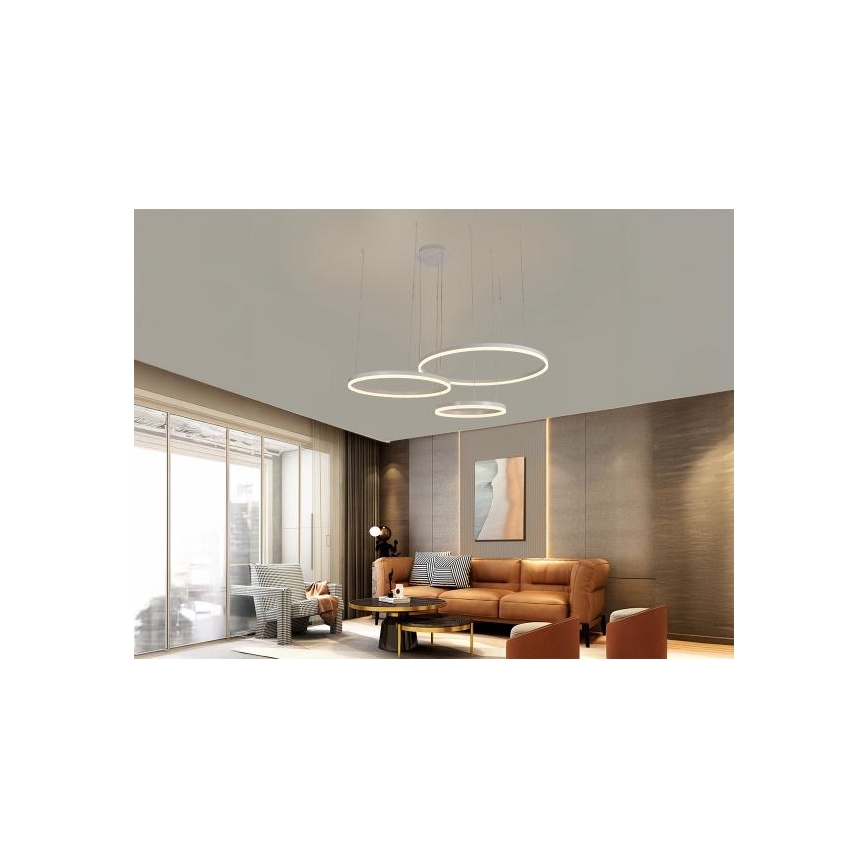 Lámpara de araña LED regulable LED/125W/230V 3000-6500K diá. 80 cm + control remoto