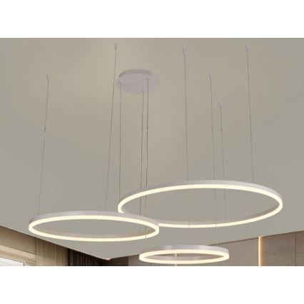 Lámpara de araña LED regulable LED/125W/230V 3000-6500K diá. 80 cm + control remoto
