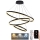 Lámpara de araña LED regulable LED/125W/230V 3000-6500K diá. 80 cm + control remoto