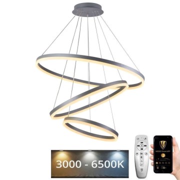 Lámpara de araña LED regulable LED/125W/230V 3000-6500K diá. 80 cm + control remoto