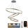 Lámpara de araña LED regulable LED/125W/230V 3000-6500K diá. 80 cm + control remoto