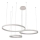 Lámpara de araña LED regulable LED/125W/230V 3000-6500K diá. 80 cm + control remoto