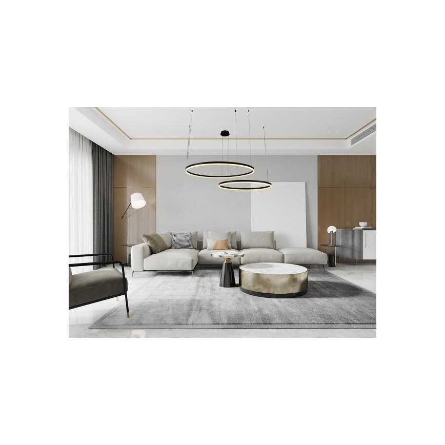 Lámpara de araña LED regulable LED/128W/230V 3000-6500K diá. 100 cm + control remoto