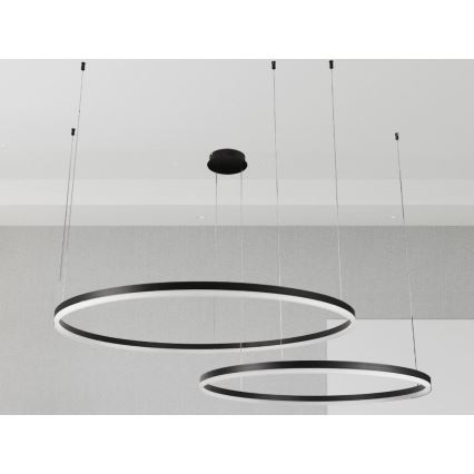 Lámpara de araña LED regulable LED/128W/230V 3000-6500K diá. 100 cm + control remoto