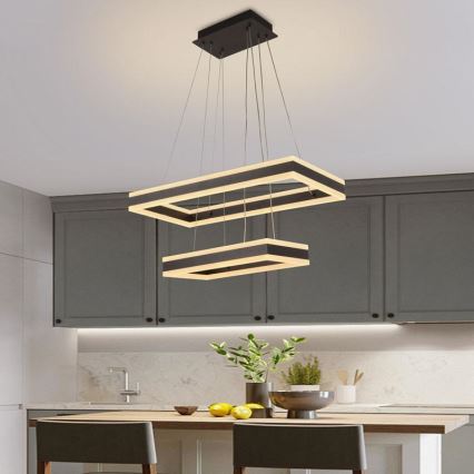 Lámpara de araña LED regulable LED/130W/230V 3000-6500K + mando a distancia