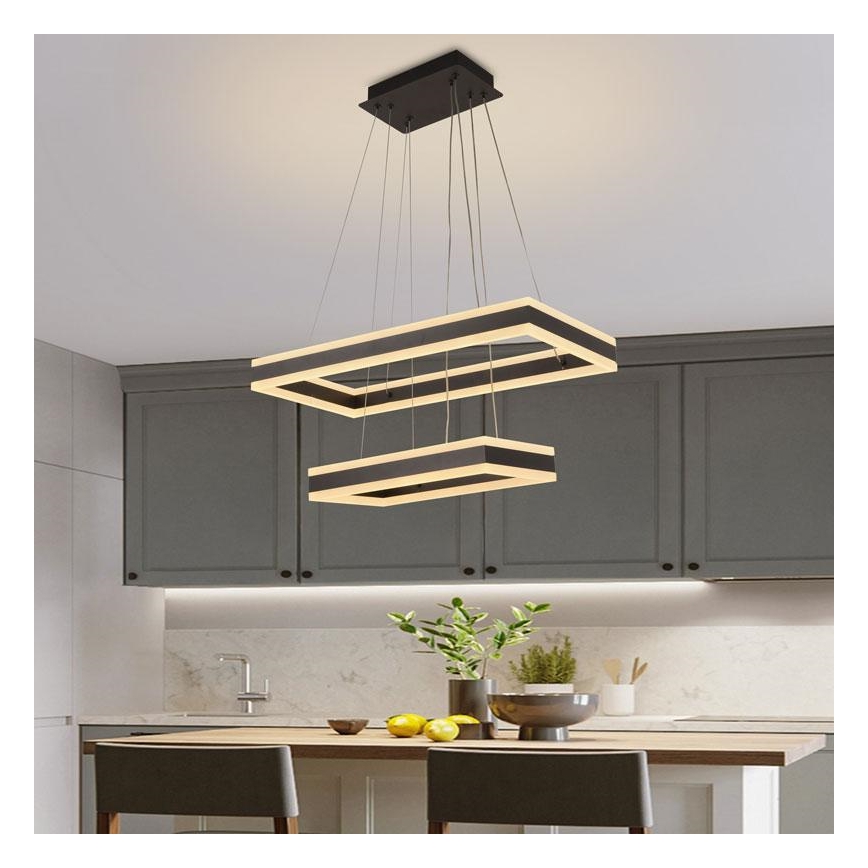 Lámpara de araña LED regulable LED/130W/230V 3000-6500K + mando a distancia