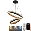 Lámpara de araña LED regulable LED/140W/230V 3000-6500K diá. 60 cm + control remoto