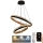Lámpara de araña LED regulable LED/140W/230V 3000-6500K diá. 60 cm + control remoto