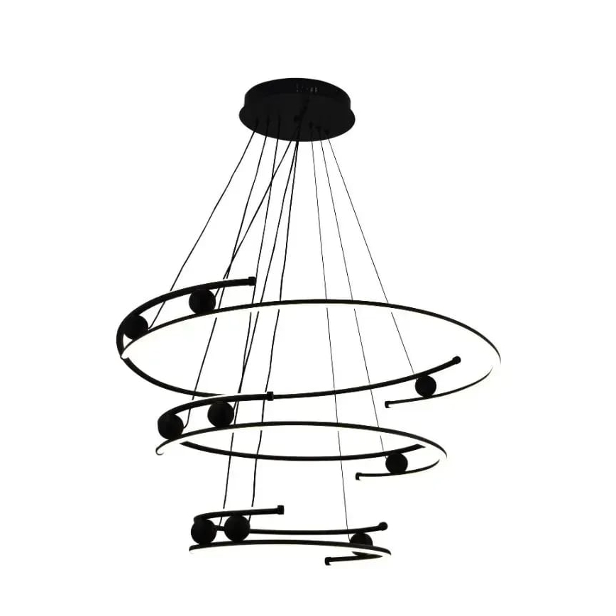 Lámpara de araña LED regulable LED/170W/230V 3000-6500K diá. 80 cm + control remoto