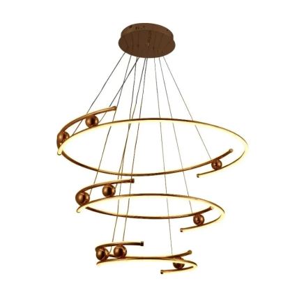 Lámpara de araña LED regulable LED/170W/230V 3000-6500K diá. 80 cm + control remoto