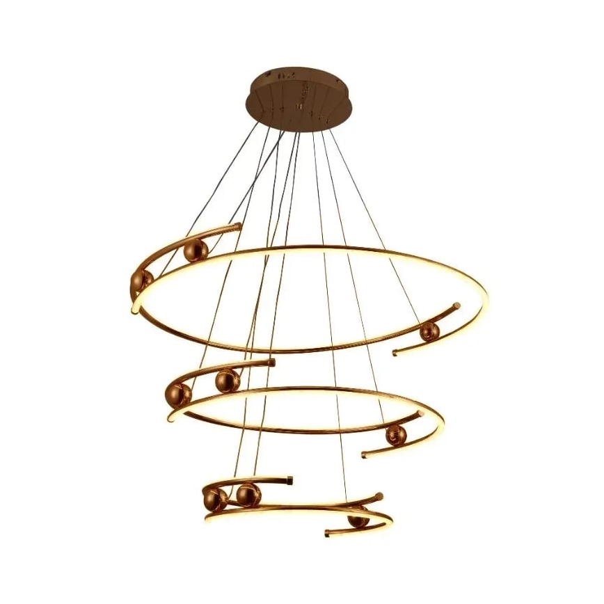 Lámpara de araña LED regulable LED/170W/230V 3000-6500K diá. 80 cm + control remoto
