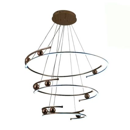 Lámpara de araña LED regulable LED/170W/230V 3000-6500K diá. 80 cm + control remoto