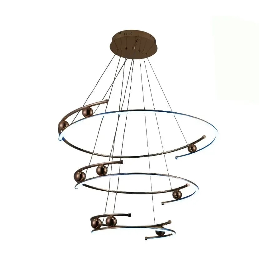 Lámpara de araña LED regulable LED/170W/230V 3000-6500K diá. 80 cm + control remoto