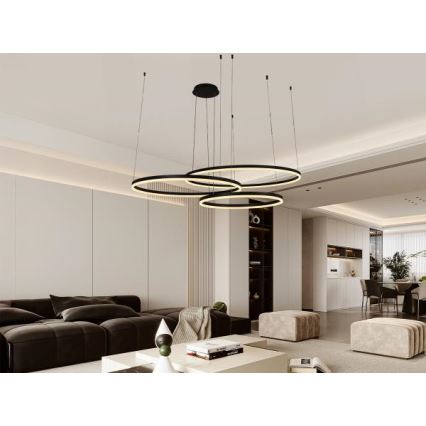 Lámpara de araña LED regulable LED/170W/230V 3000-6500K diá. 100 cm + control remoto