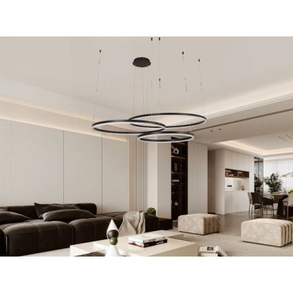 Lámpara de araña LED regulable LED/170W/230V 3000-6500K diá. 100 cm + control remoto