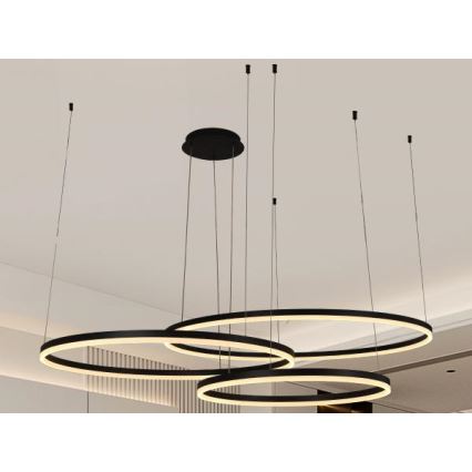 Lámpara de araña LED regulable LED/170W/230V 3000-6500K diá. 100 cm + control remoto