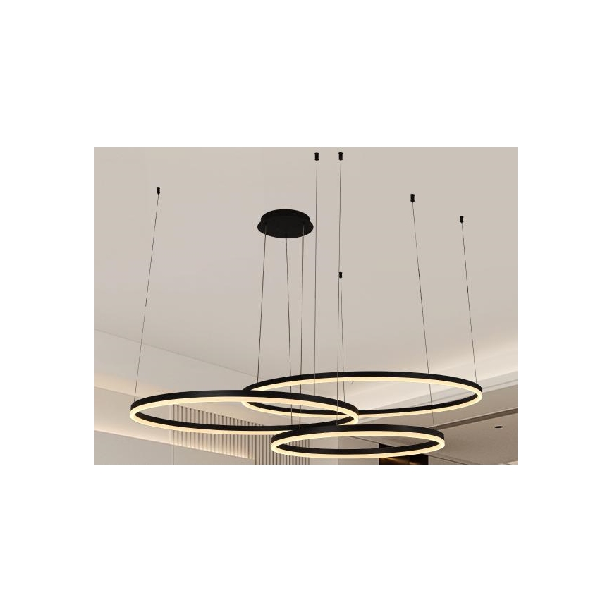 Lámpara de araña LED regulable LED/170W/230V 3000-6500K diá. 100 cm + control remoto