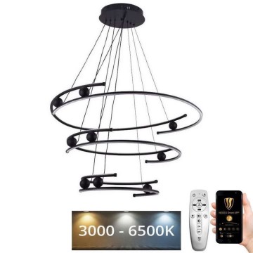 Lámpara de araña LED regulable LED/170W/230V 3000-6500K diá. 80 cm + control remoto