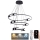 Lámpara de araña LED regulable LED/170W/230V 3000-6500K diá. 80 cm + control remoto