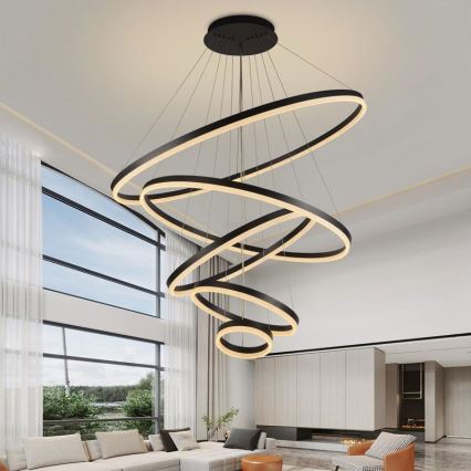Lámpara de araña LED regulable LED/210W/230V 3000-6500K diá. 100 cm + control remoto