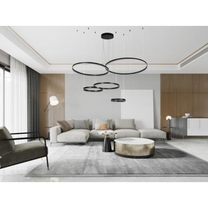 Lámpara de araña LED regulable LED/220W/230V 3000-6500K diá. 100 cm + control remoto