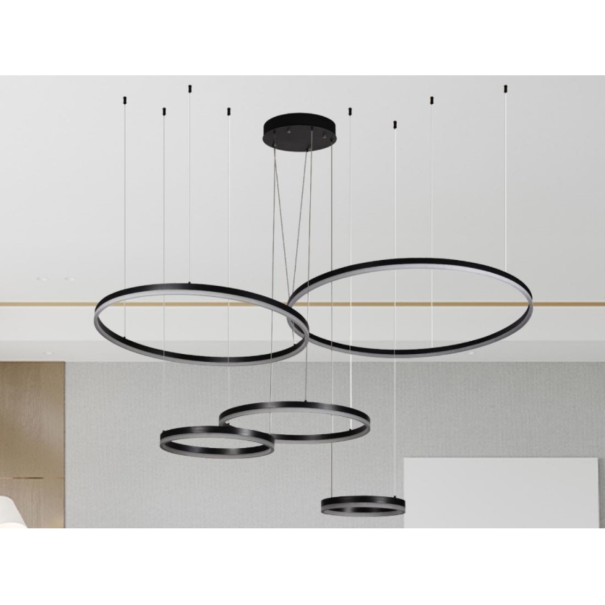 Lámpara de araña LED regulable LED/220W/230V 3000-6500K diá. 100 cm + control remoto
