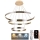 Lámpara de araña LED regulable LED/220W/230V 3000-6500K diá. 80 cm + control remoto