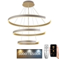 Lámpara de araña LED regulable LED/220W/230V 3000-6500K diá. 80 cm + control remoto
