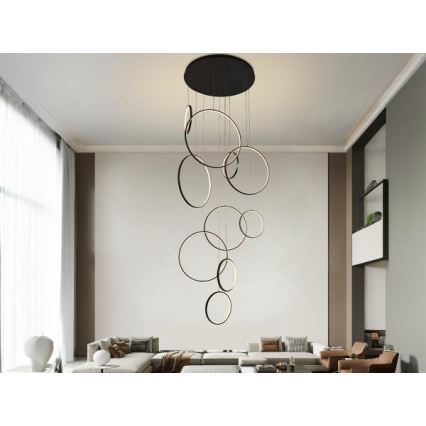 Lámpara de araña LED regulable LED/290W/230V 3000-6500K diá. 60 cm + control remoto