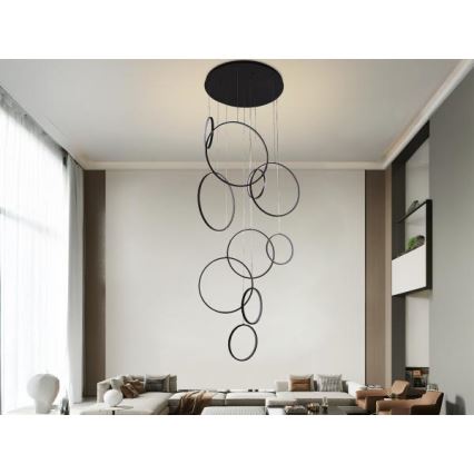 Lámpara de araña LED regulable LED/290W/230V 3000-6500K diá. 60 cm + control remoto